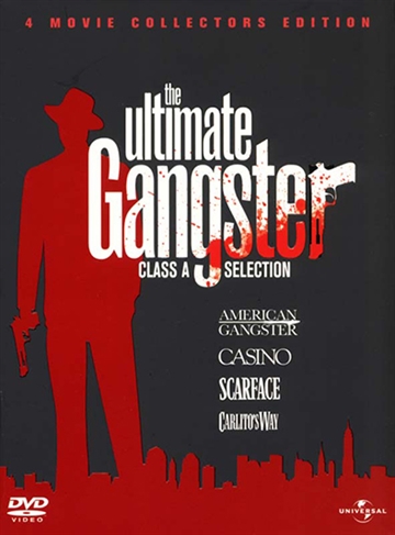 American Gangster (2007) + Casino (1995) + Scarface (1983) + Fanget af fortiden (1993) [DVD BOX]