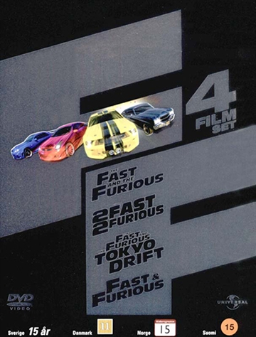 Fast and the Furious 1-4 [DVD]