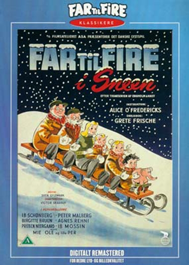 Far til fire i sneen (1954) [DVD]