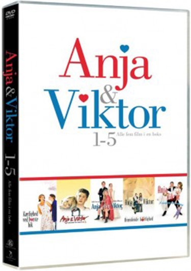 ANJA & VIKTOR - 5-DVD BOKS MED ALLE 5 FILM